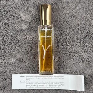 Vintage Yves Saint Laurent Y Eau de Toilette Spray 2.5 oz75ml Fragrance with Box